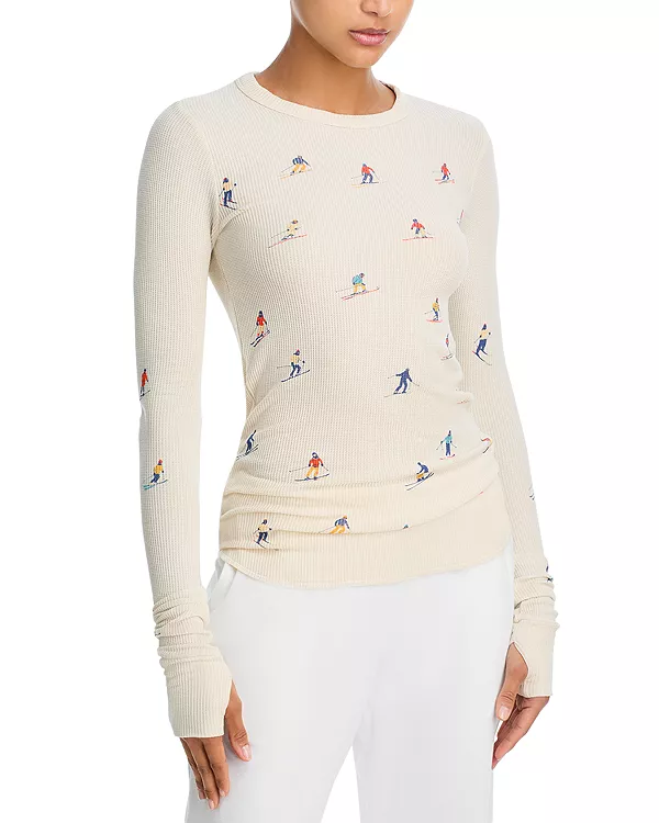 

Футболка с длинным рукавом Aqua Alexa Ski - эксклюзив Aqua, белый