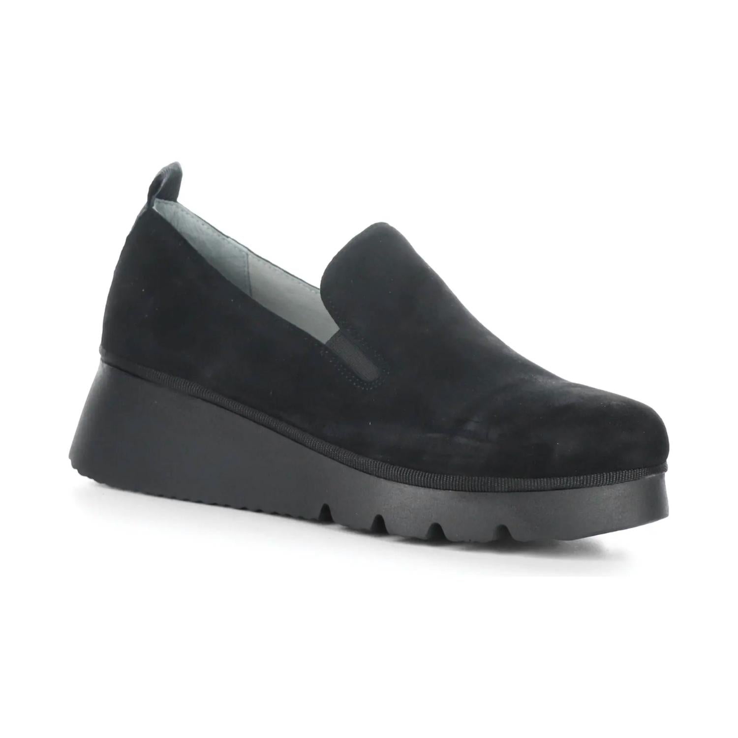 Женские туфли Pece Wedge черного цвета FLY London