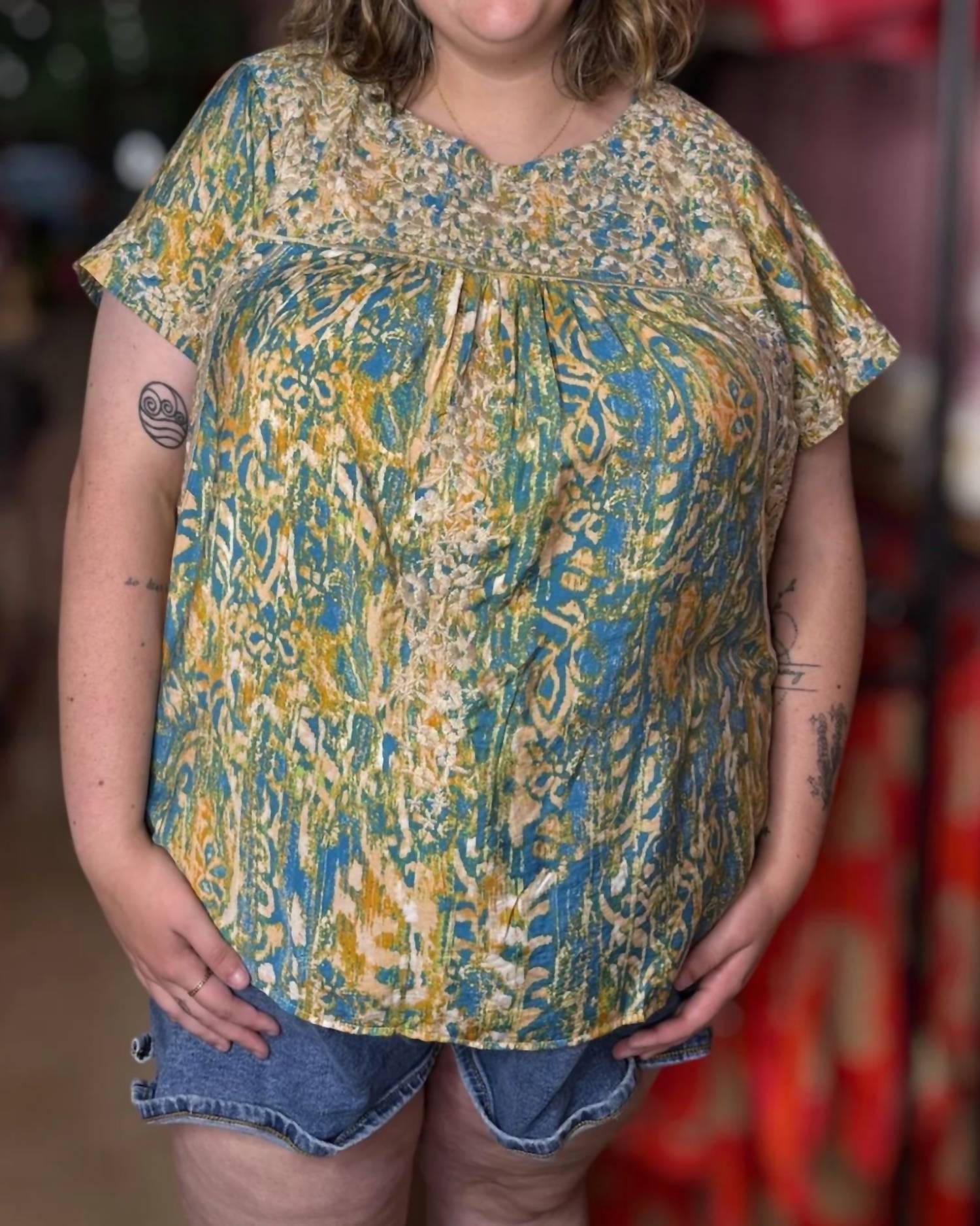 

Ханна Топ плюс в мульти Savanna Jane