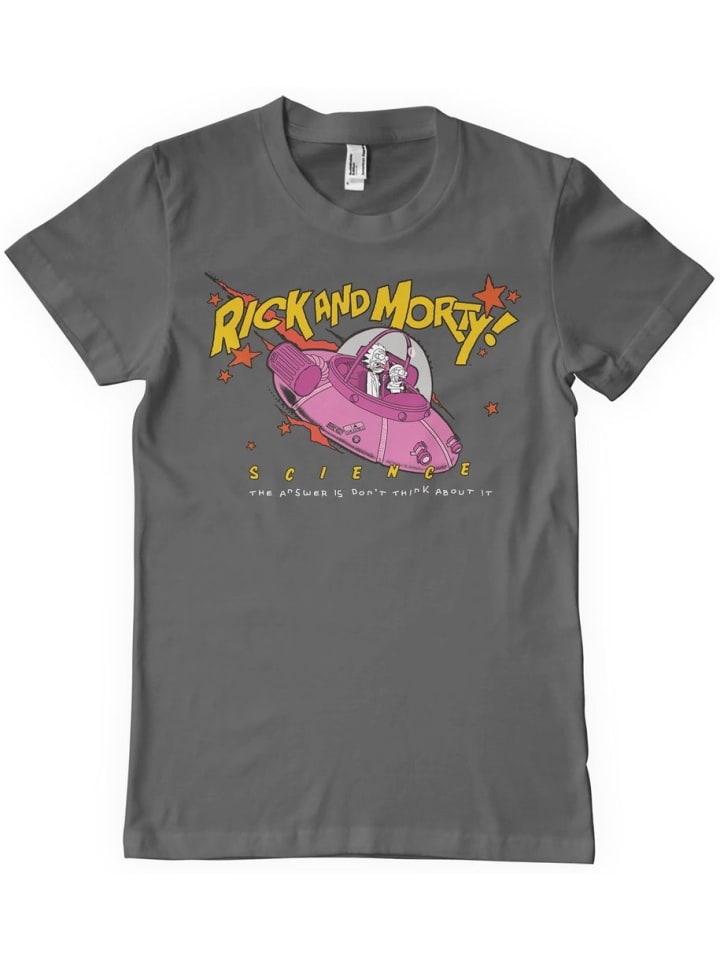

Футболка Science T-Shirt Rick and Morty, серый