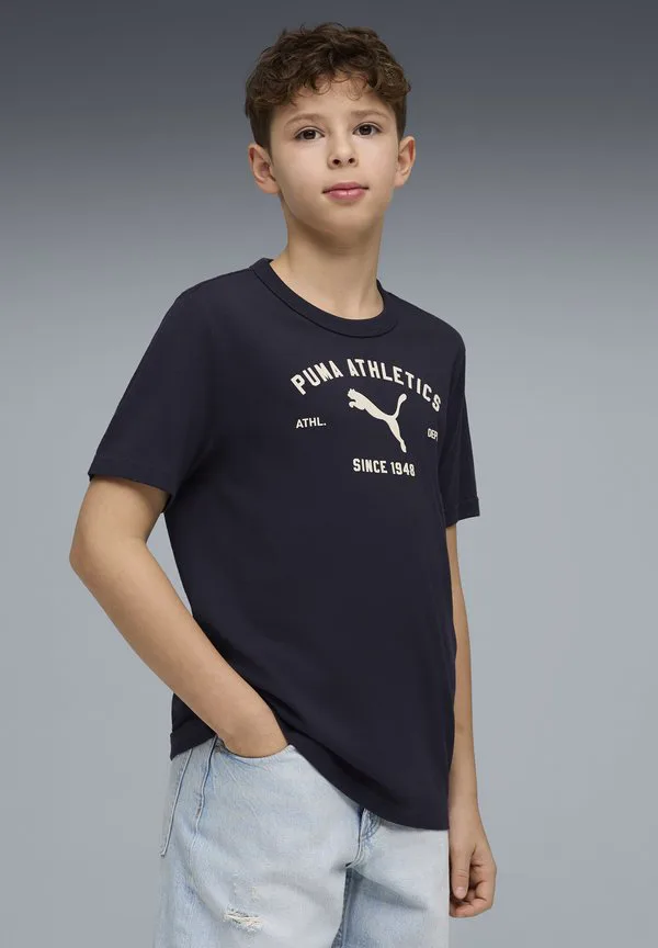 Футболка с графическим принтом "класс" Puma, New Navy — фото 2