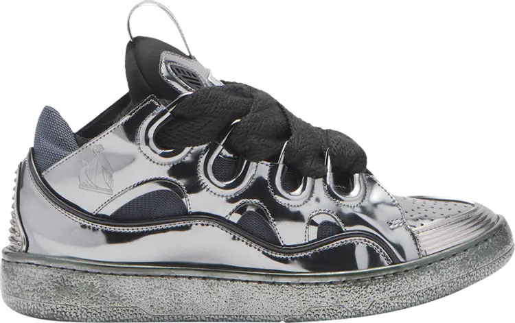 Кроссовки Lanvin Wmns Curb Sneakers 'Metallic Silver', серебряный