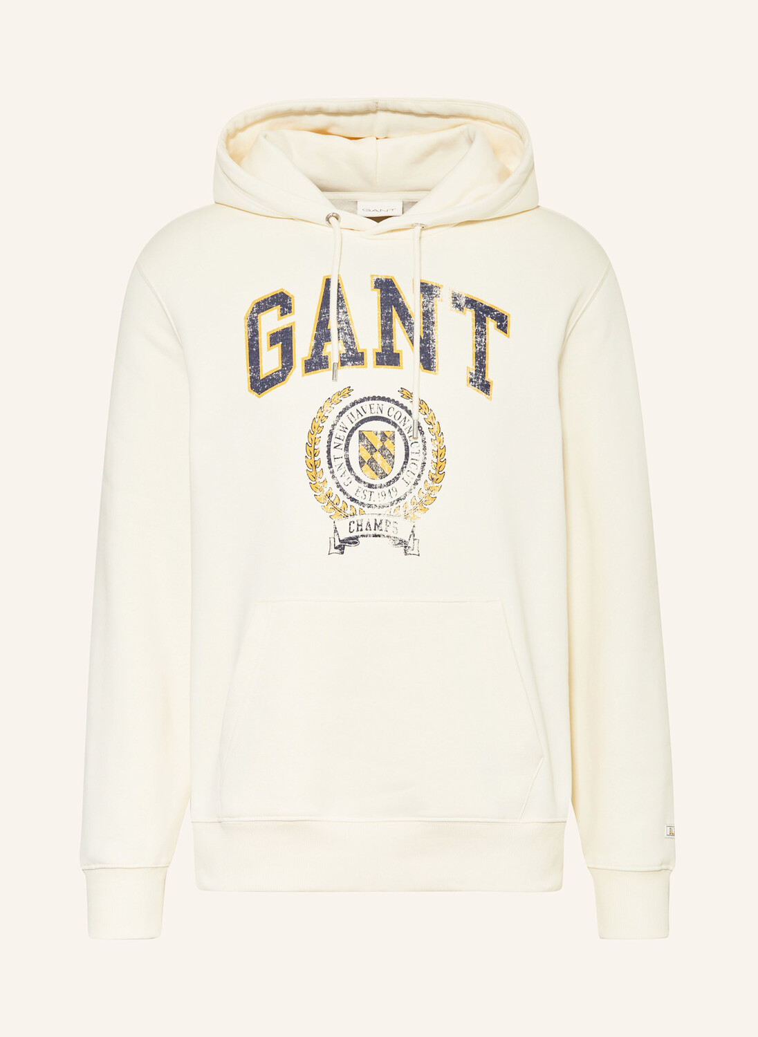 

Толстовка с капюшоном GANT, экрю