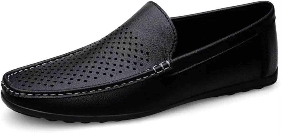 Мокасины кожаные, модель Men's Loafers, черный SayfuR — фото 2