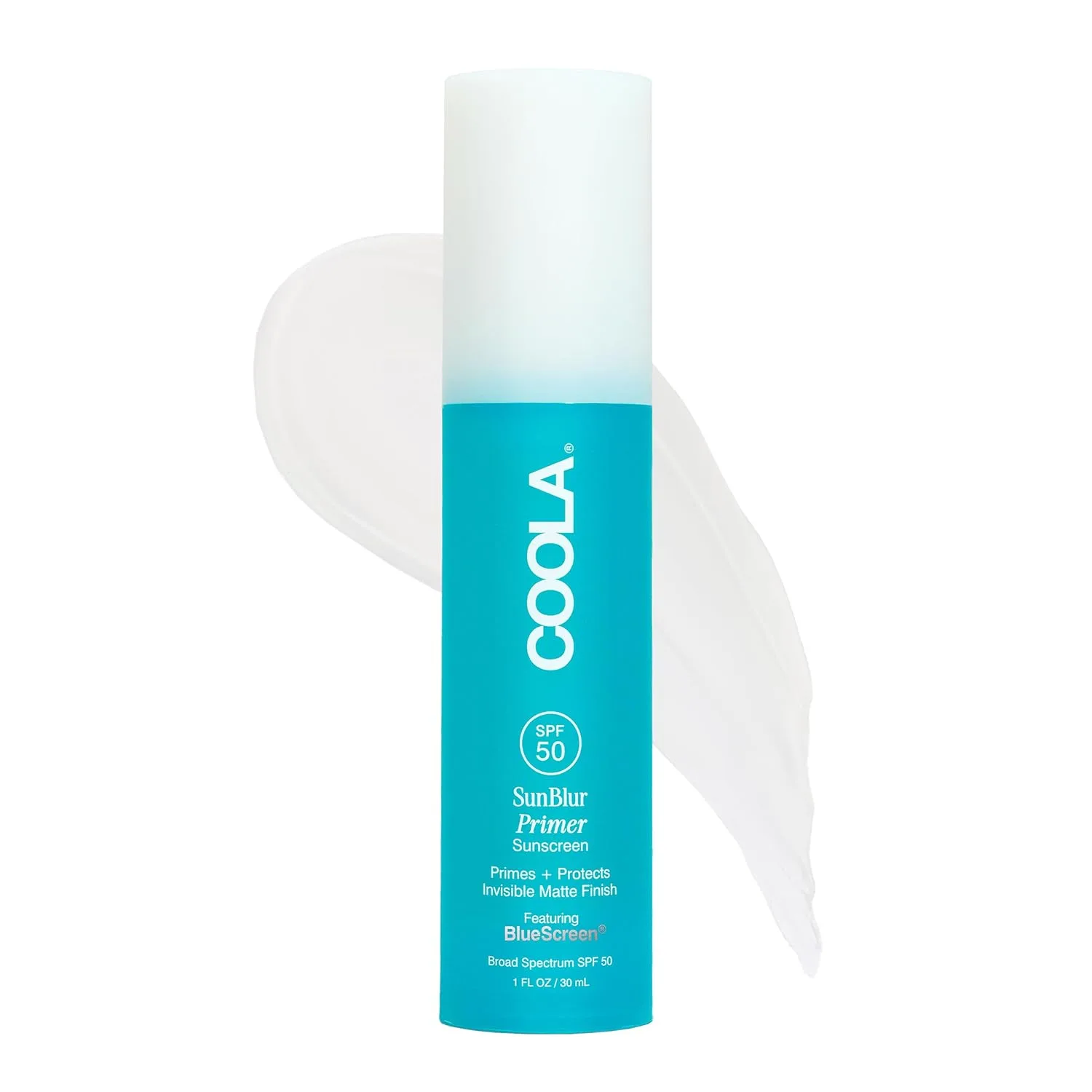 Праймер для макияжа COOLA SunBlur с SPF 50, матовый финиш, фиксирует макияж на 8 часов, протестирован дерматологами, не содержит парабенов, подходит для веганов, 1,0 жидких унций., Multicolor