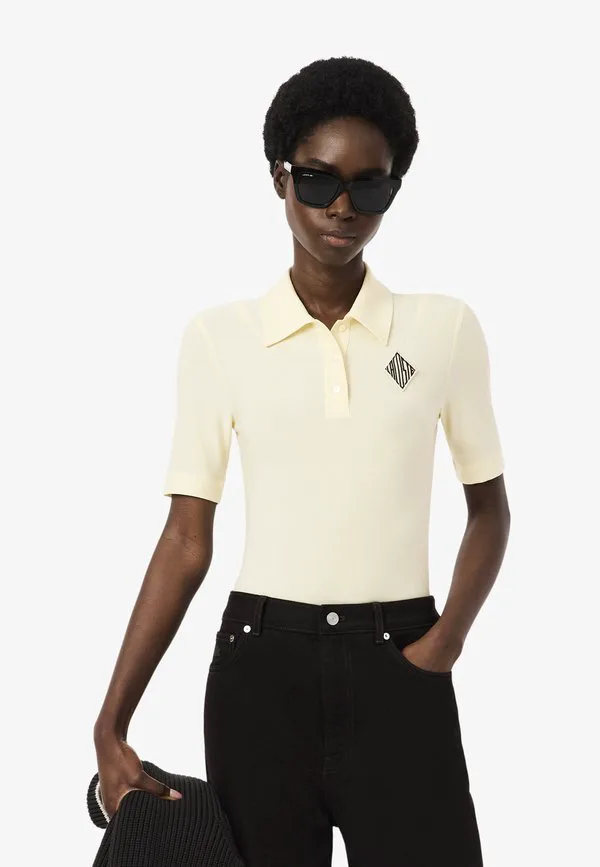 Рубашка поло Lacoste Lemon Beige Sg, однотонная, бежевый