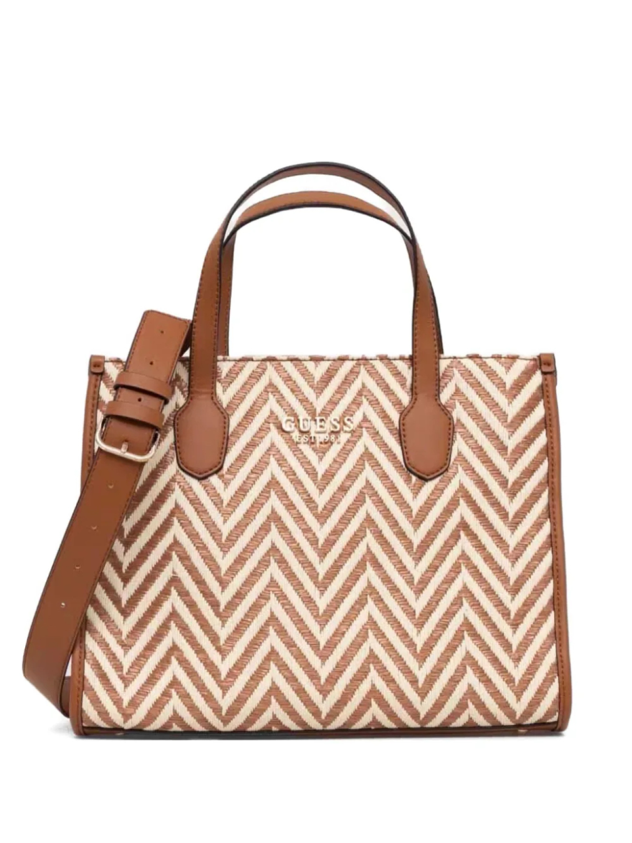 

Сумка-шоппер Silvana GUESS USA, коричневый