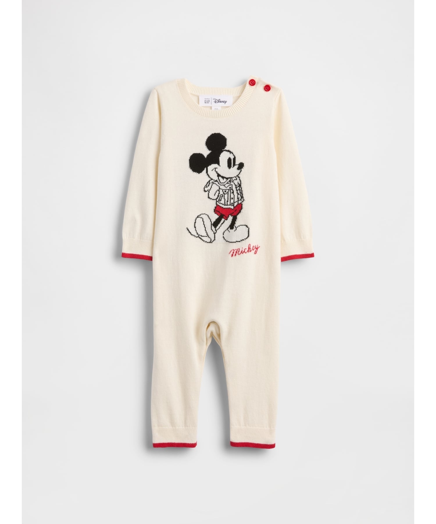 Вязаный комбинезон (K)Gap x Disney Детский Gap, IVORY_FROST