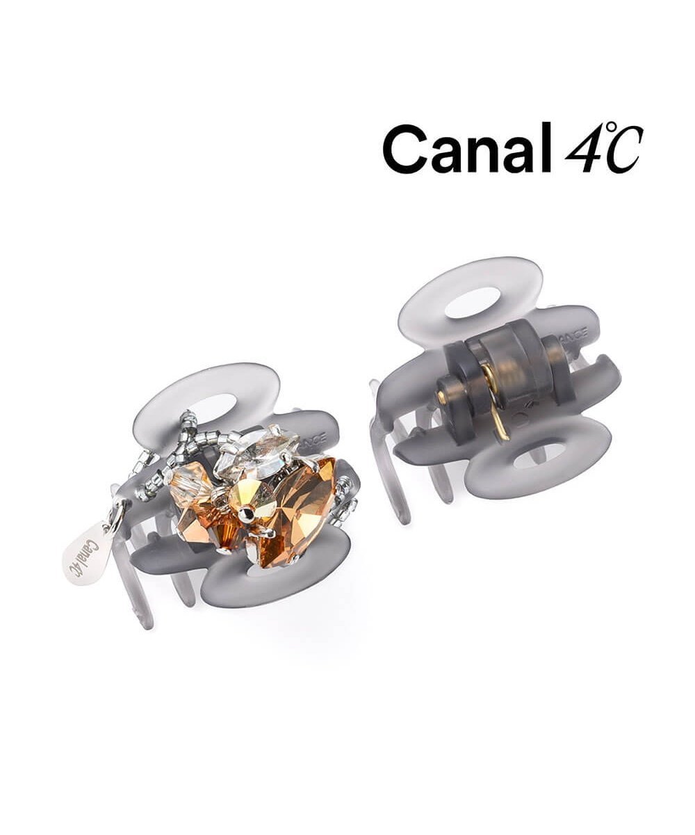 Зажимы для волос Canal 4°C x Sakura (набор из 2 шт.) Complex Biz, Beige mix