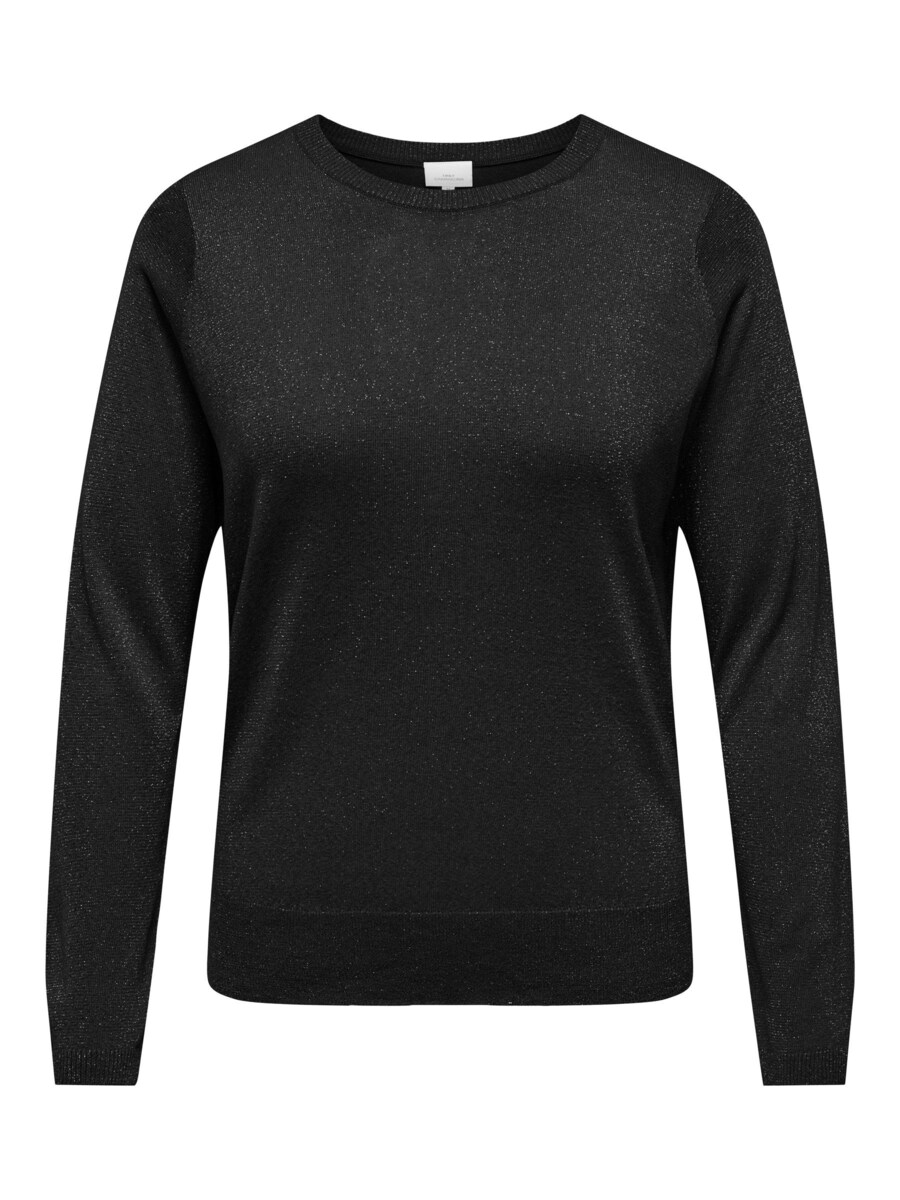 

Тонкий вязаный свитер ONLY Carmakoma Sweater, черный