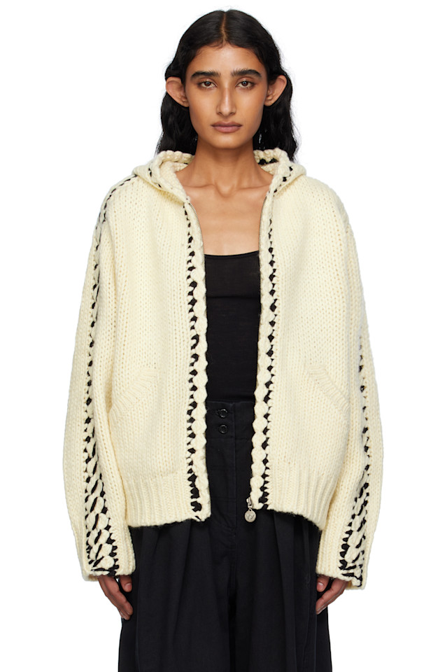 

Open Yy Тканевая толстовка с капюшоном на молнии бежевого цвета, Бежевый, Open Yy Тканевая толстовка с капюшоном на молнии бежевого цвета