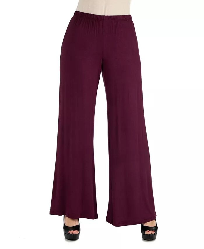 

Женские брюки палаццо 24seven Comfort Apparel, фиолетовый