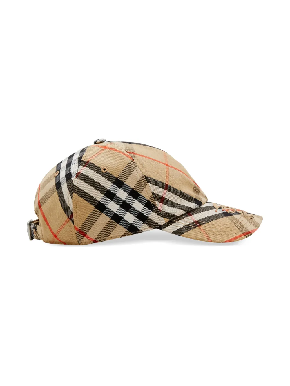 Бейсболка в клетку Vintage Check BURBERRY, нейтральный — фото 2