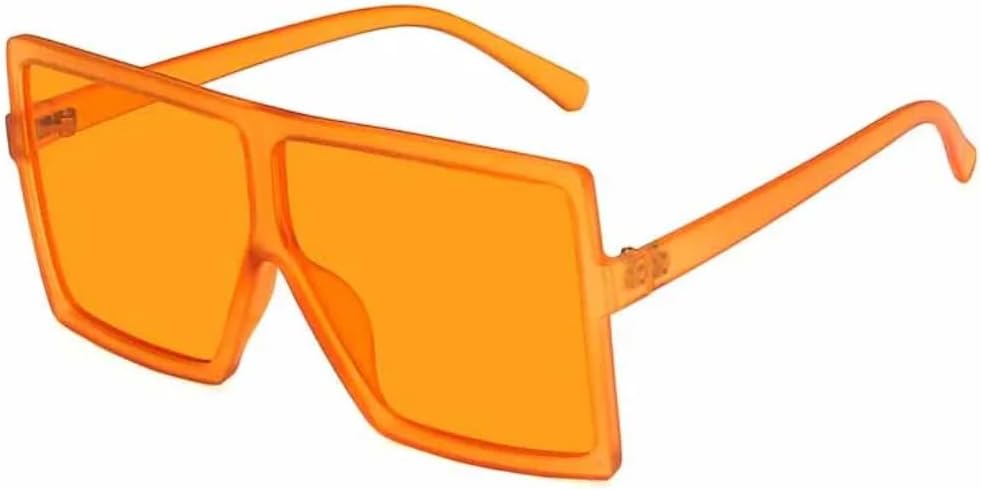 

Женские солнцезащитные очки, женские очки в пластиковой оправе, защита от УФ-излучения UV400, модные очки для вождения, большие солнцезащитные очки VVTWSSW, Orange Orange