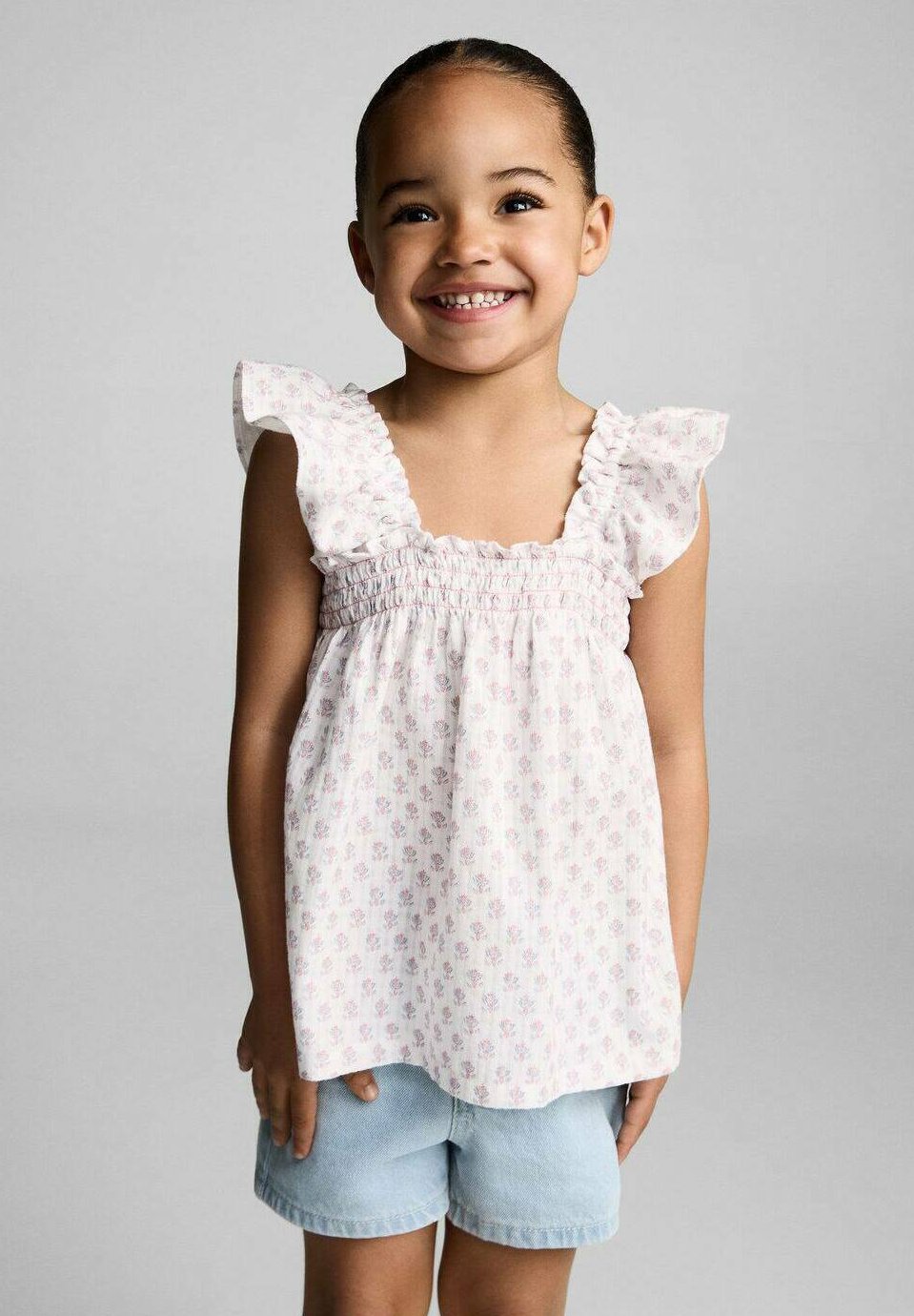 

Блуза ARYA Mango Kids, слоновая кость