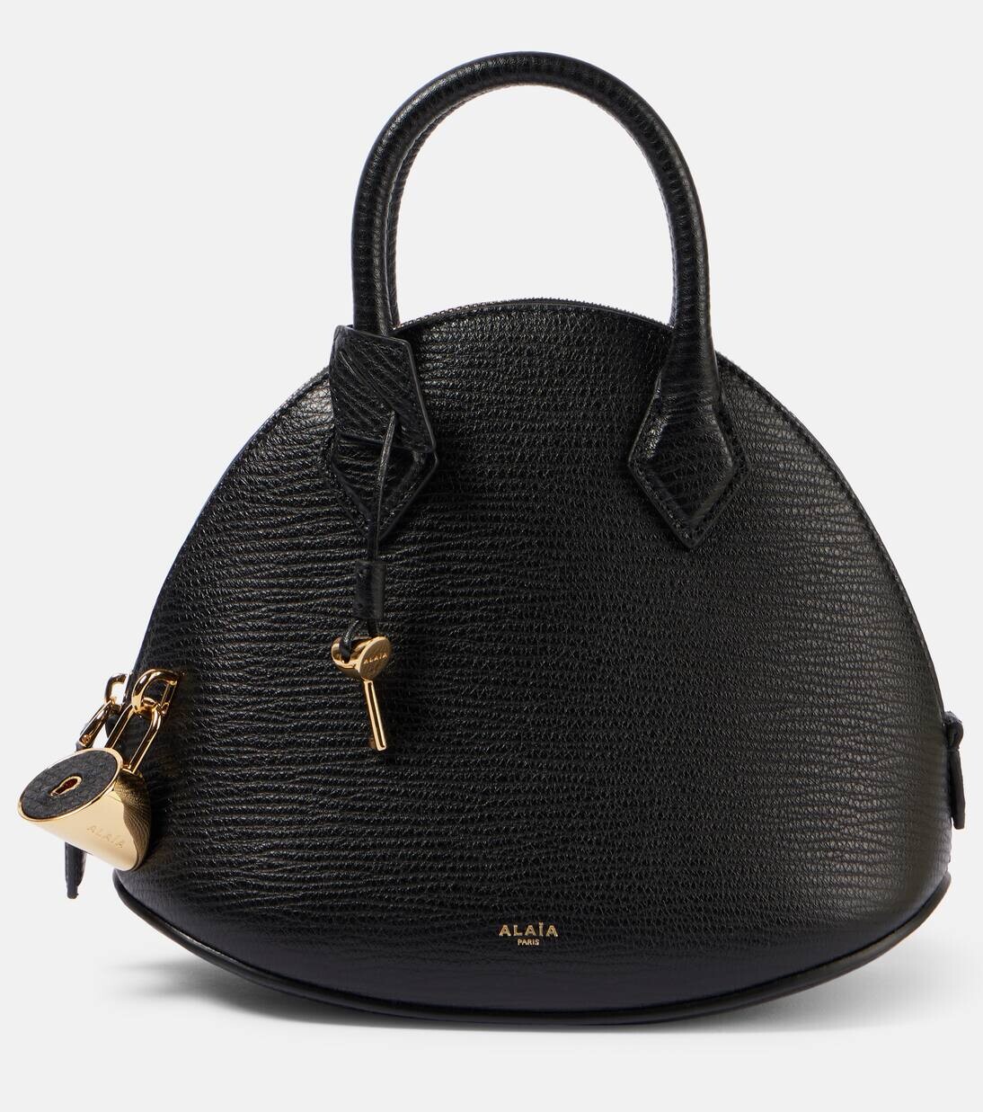 

Кожаная сумка-тоут Dome 25 Alaïa, черный