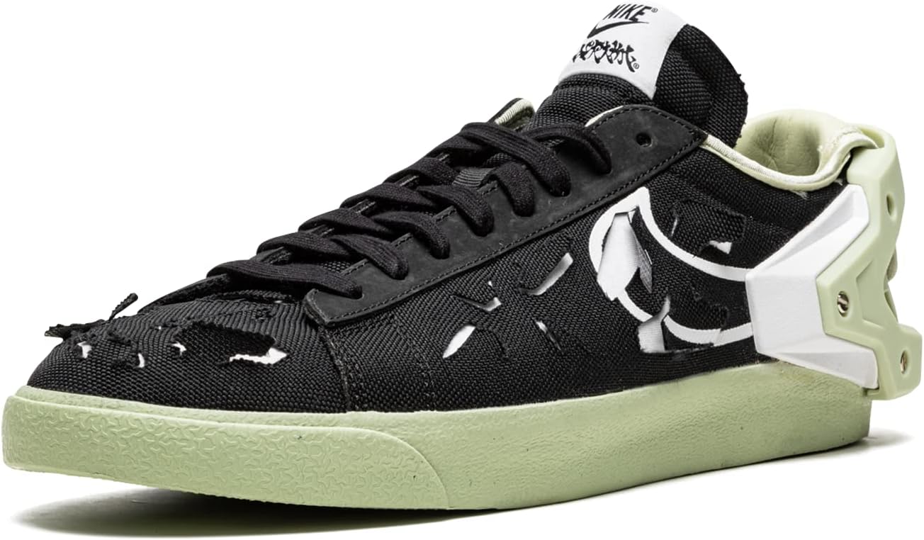 Мужские кроссовки Nike Blazer Low DO9373 001 Acronym Fashion - черные/оливковые — фото 4