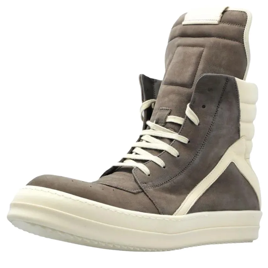 RICK OWENS Кроссовки для скейтбординга RO High Top мужские коричневые — фото 4