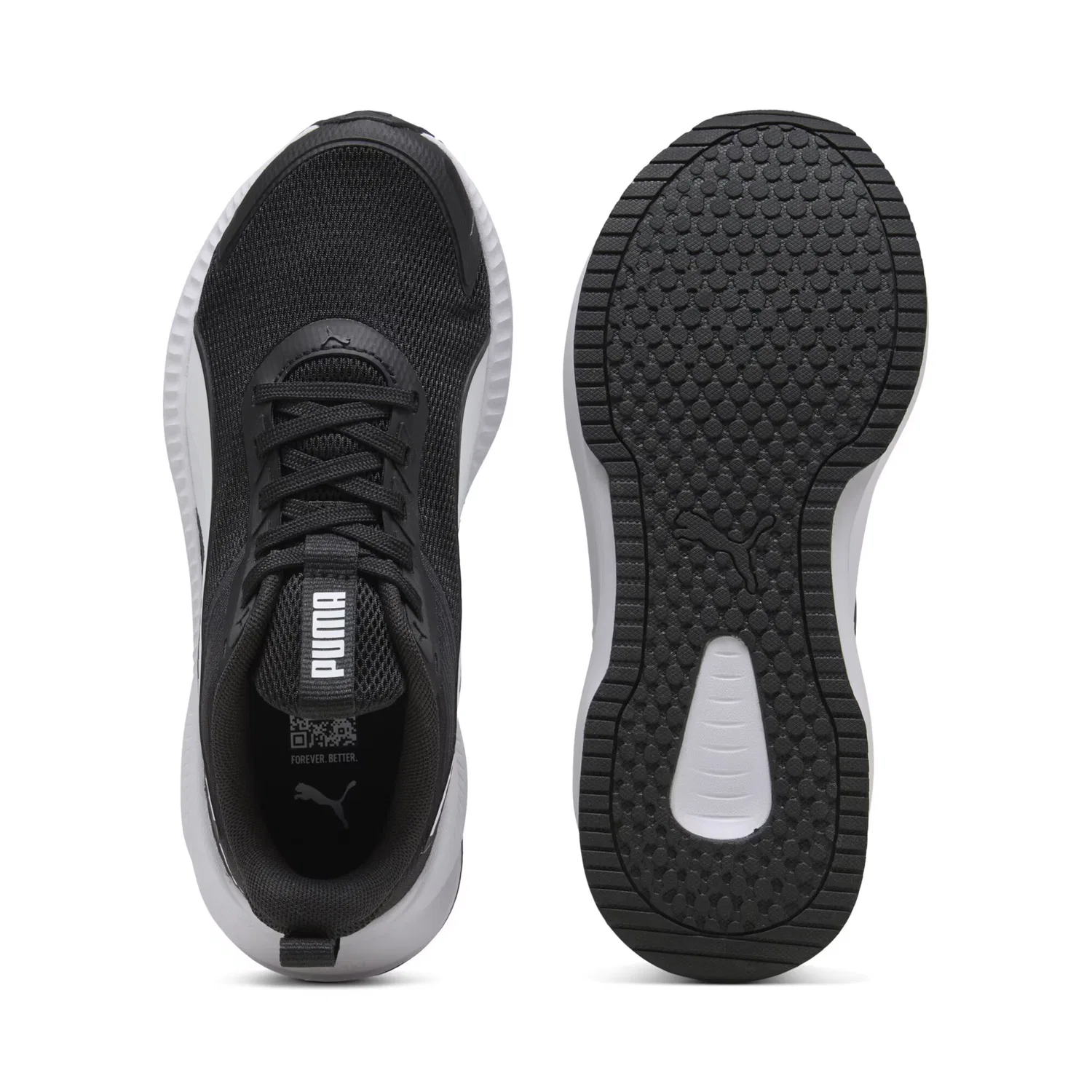 Кроссовки Puma Athletic Shoes Flyer Lite 4 черного цвета — фото 3