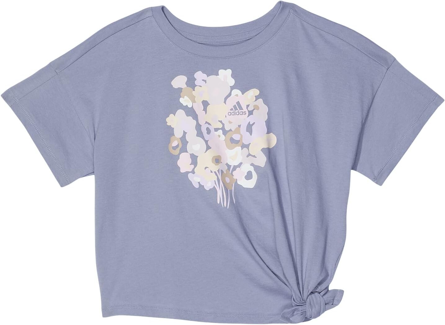 

Футболка Adidas Loose Fit Tie Front Tee, цвет Light Purple