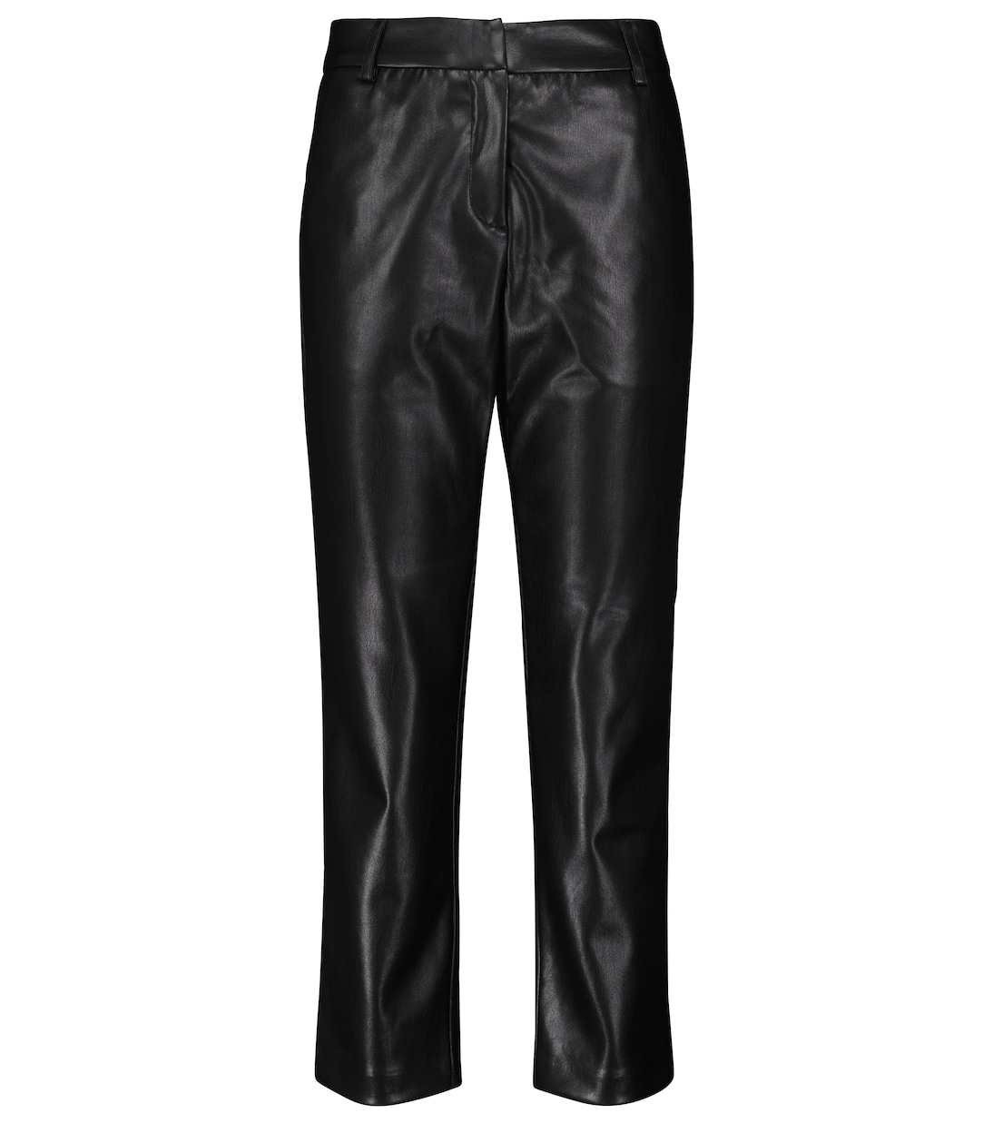 

Брюки из искусственной кожи цвета меда Velvet, черный