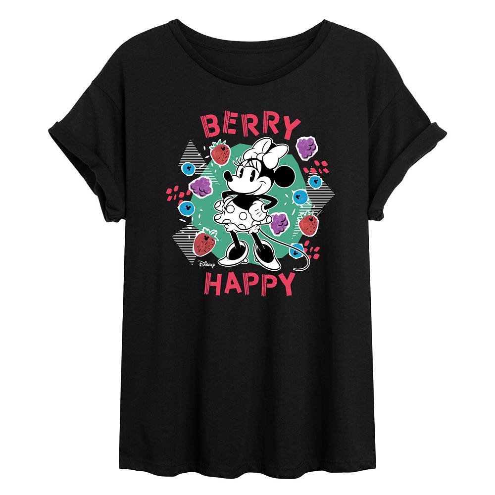 

Струящаяся футболка Berry Happy для детей Disney's Minnie Mouse Junior Licensed Character, черный