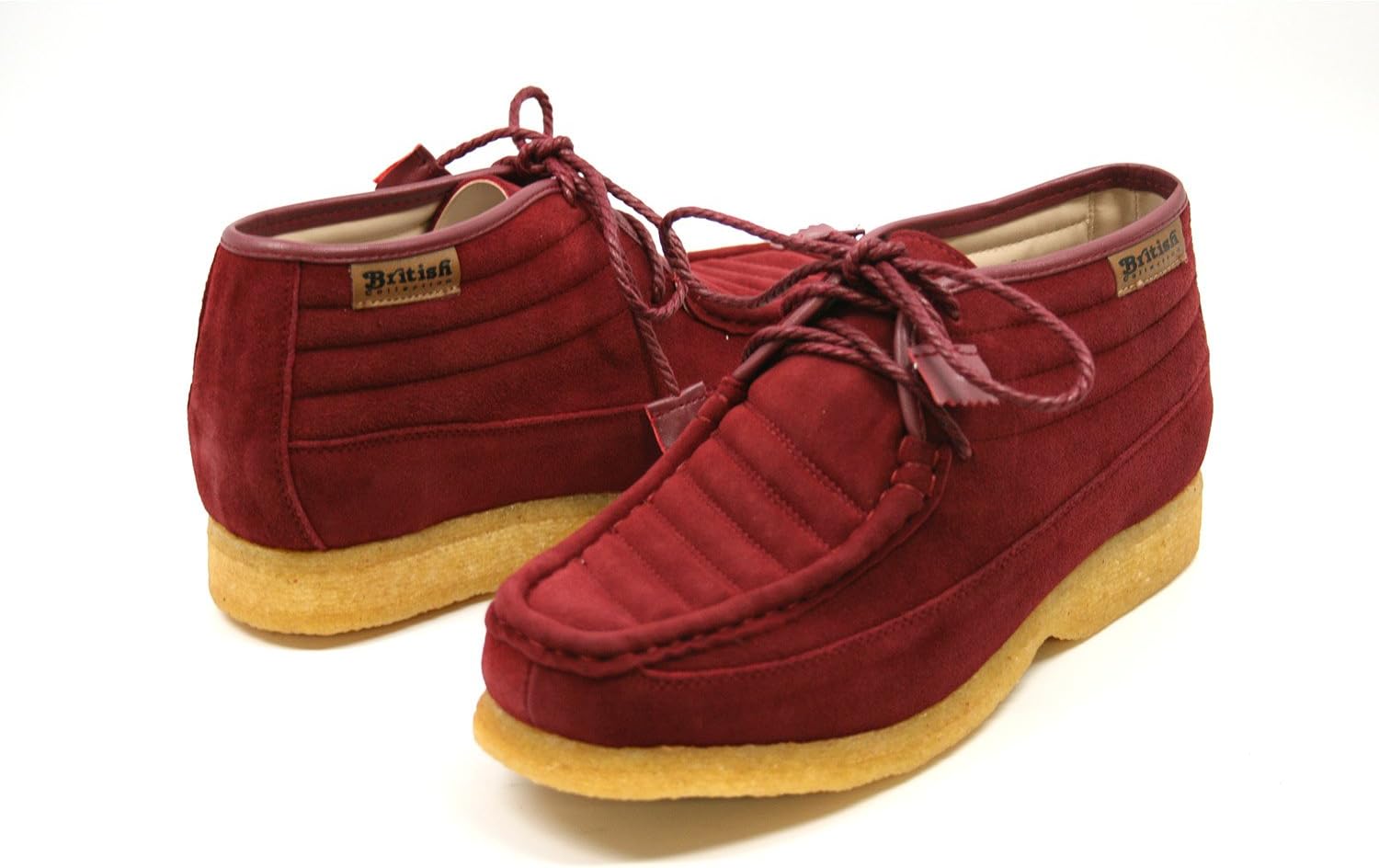 

Мужские туфли British Collection Castle с трехчетвертной шнуровкой, бордовый