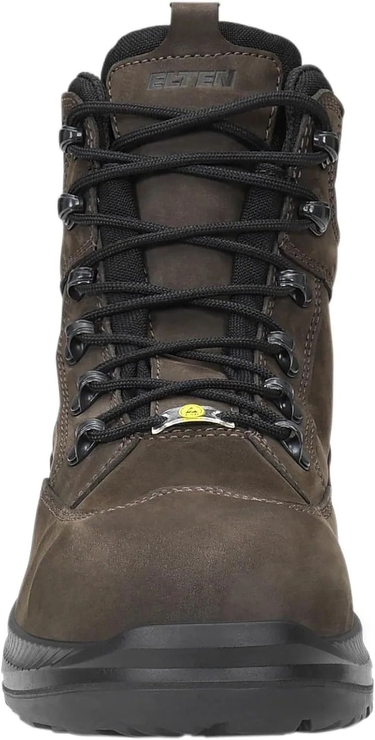 Ботинки ELTEN Sicherheitsschuhe Thelon XXG GTX Brown Mid ESD S3 HI CI, Damen und Herren, Leder, Kunststoffkappe (Leichter als Stahlkappe), leicht, robust — фото 4