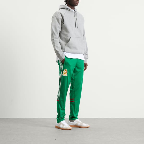 Мексика 1986 спортивные штаны Adidas, зеленый — фото 4