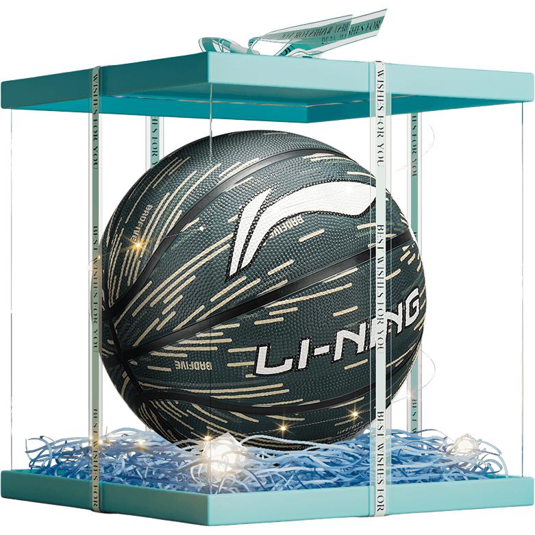 

LINING Радужная коллекция резиновый баскетбольный мяч army green размер 7 размер 5 мяч для тренировок соревнования unisex китай