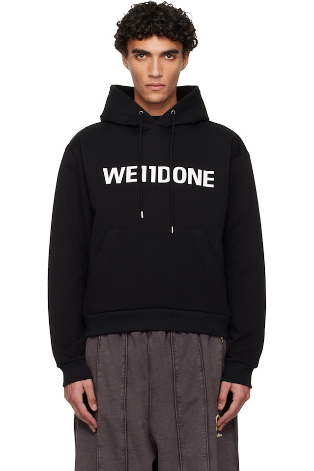 

Облегающая толстовка с логотипом We11Done, черный