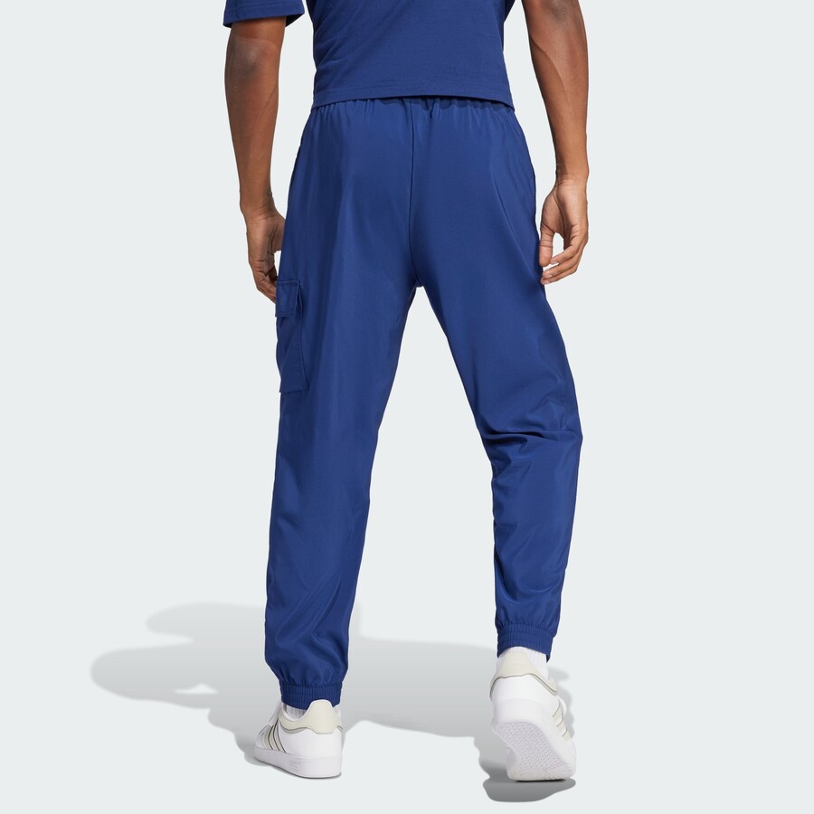 Длинные брюки ADIDAS SPORTSWEAR Tapered Workout Pants Essentials, темно-синий — фото 2
