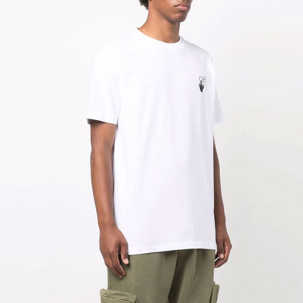 Футболка men's fw21 caravaggio printing short sleeve white t-shirt Off-White, белый — фото 4