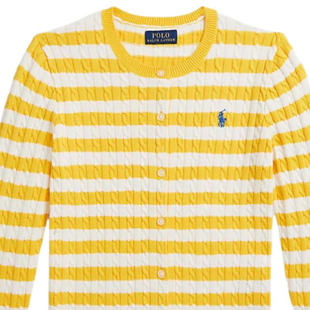 Свитер для подростков Polo Ralph Lauren, желтый — фото 4