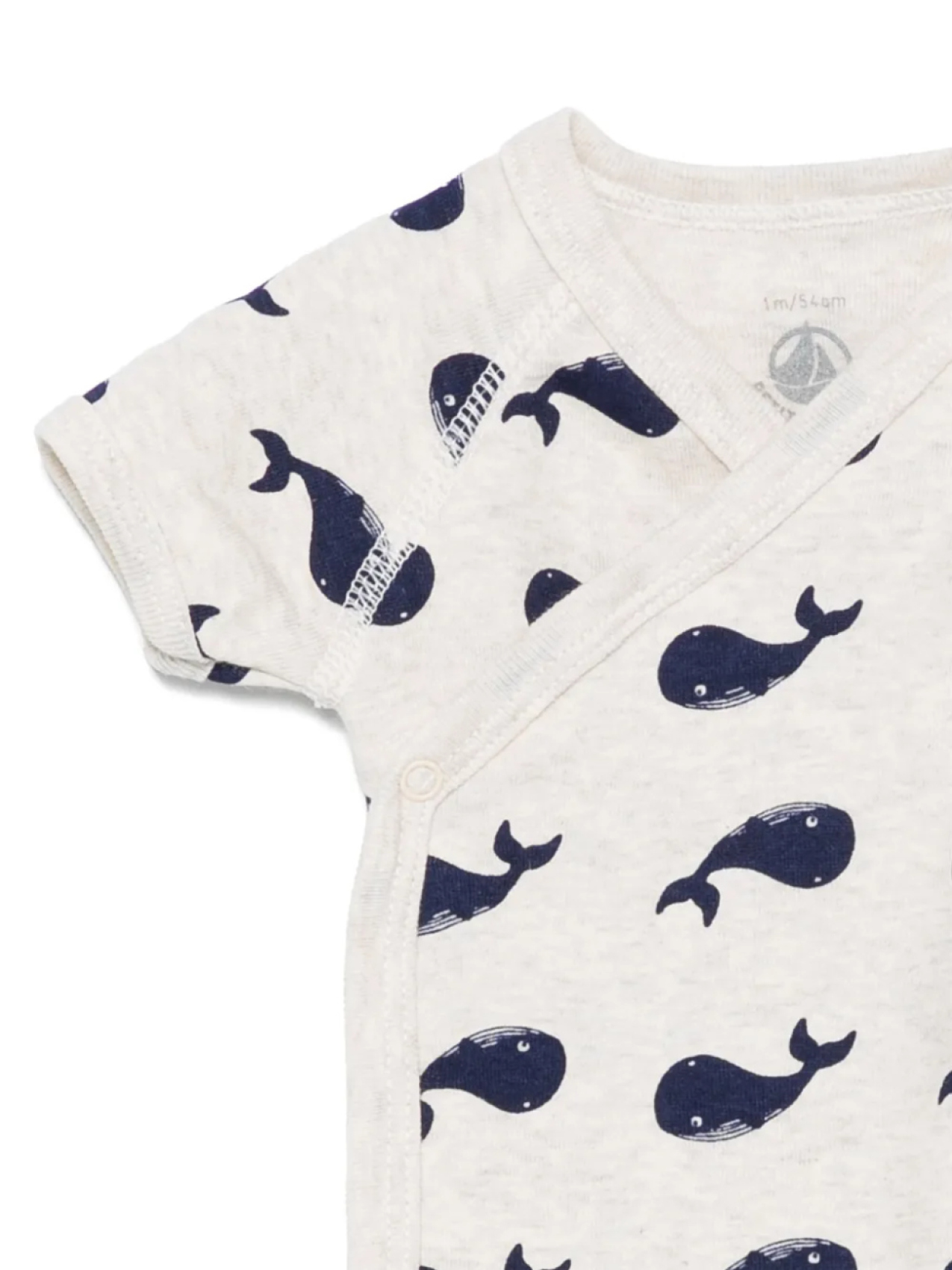 Комплект боди Petit Bateau из хлопка, белый — фото 2