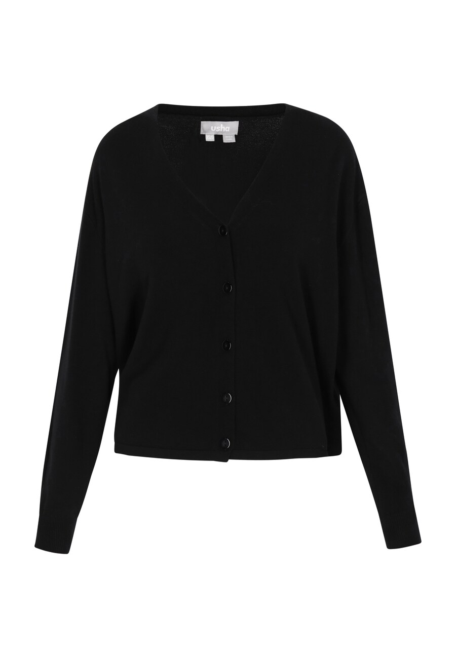 

Вязаный кардиган Usha Classic Look, черный