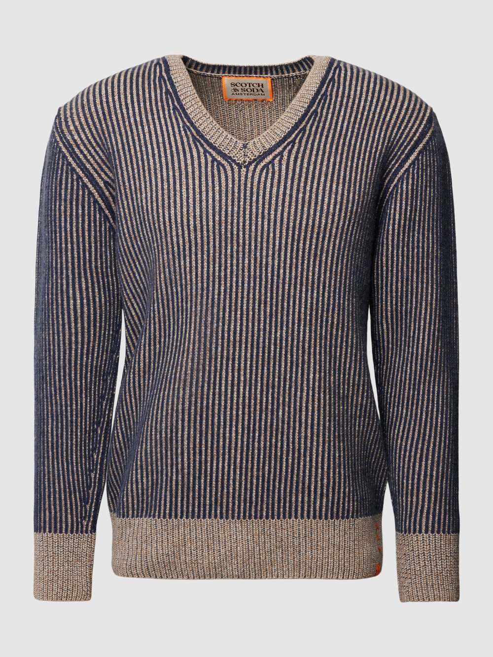 

Вязаный свитер с V-образным вырезом Scotch & Soda