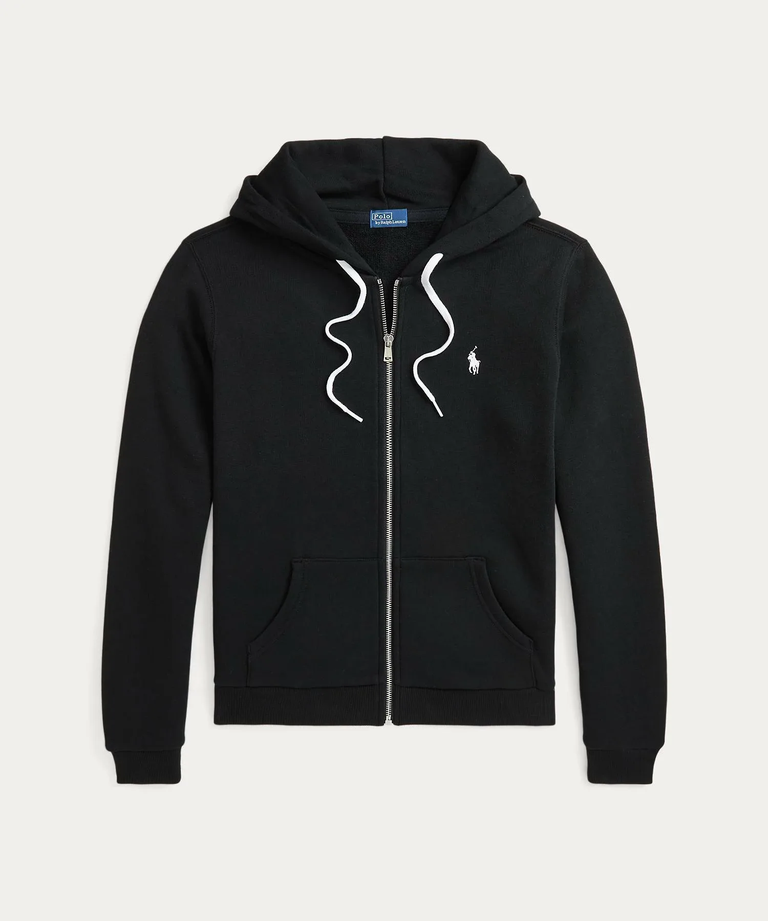 Толстовка на молнии из хлопкового флиса Polo Ralph Lauren, 001 Black
