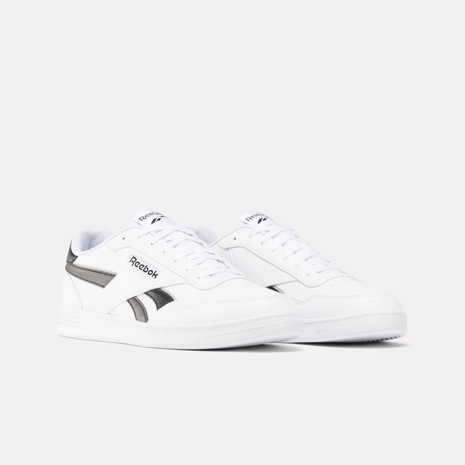 Кроссовки Reebok Unisex Court Advance Vegan, Ftw Wht Core Blk P Grey 3 — фото 2