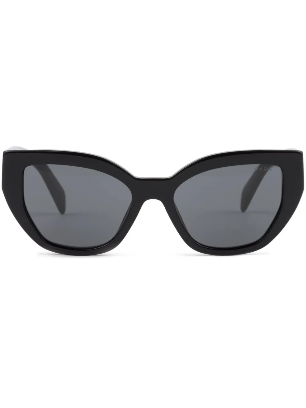 

Солнцезащитные очки в оправе 'кошачий глаз' с логотипом Prada Eyewear, черный