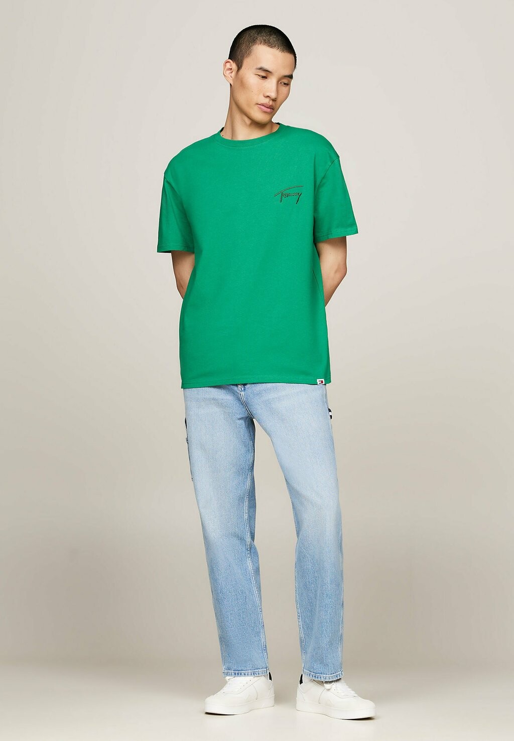 

Базовая футболка SIGNATURE EXT Tommy Jeans, зеленый