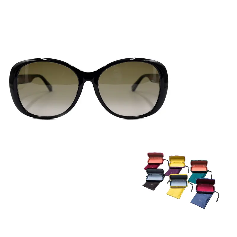 

Солнцезащитные очки Round Frame GUCCI, черный