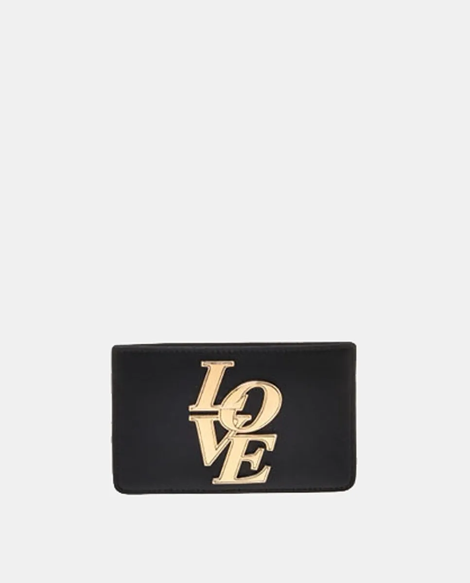 

Визитница с логотипом Love Moschino, черный