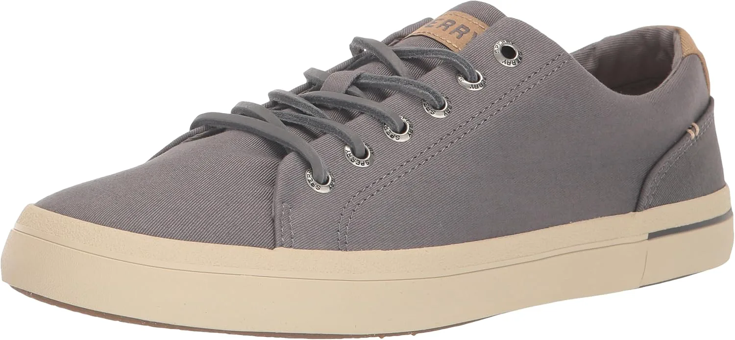 Мужские текстильные кроссовки Sperry SeaCycled Striper II, серый — фото 3