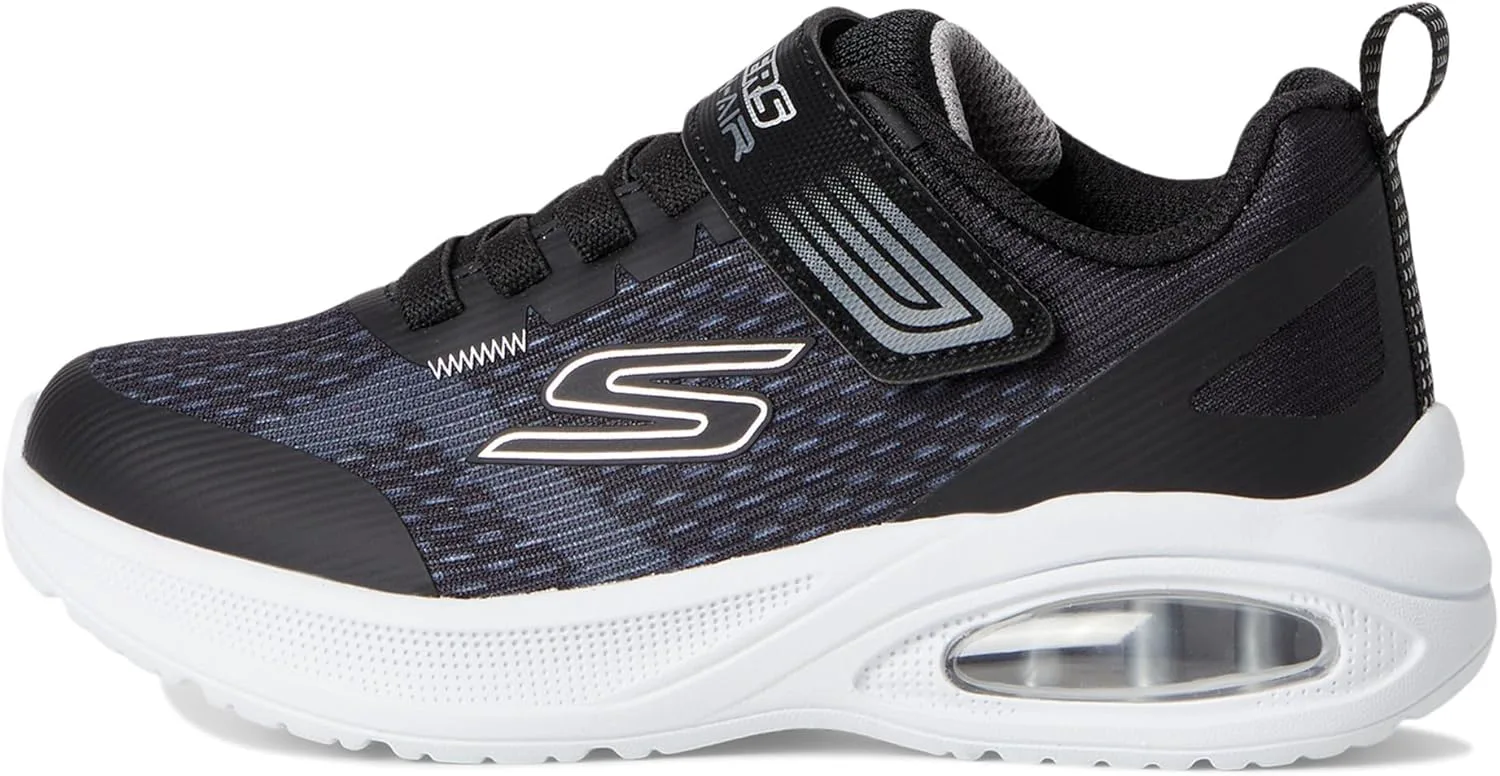 Кроссовки Skechers для мальчиков Microspec Max Advance-Squad-p, черный — фото 4