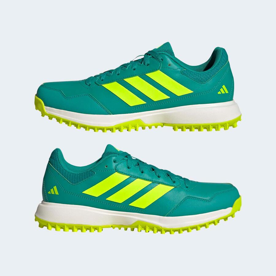 Женские/мужские кроссовки для хоккея на траве - Hockeystar ADIDAS зеленые — фото 2
