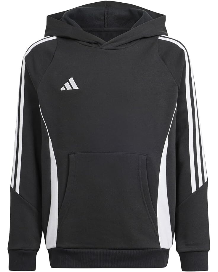 

Худи adidas Kids Tiro24 Sweat Hoodie, черный/белый