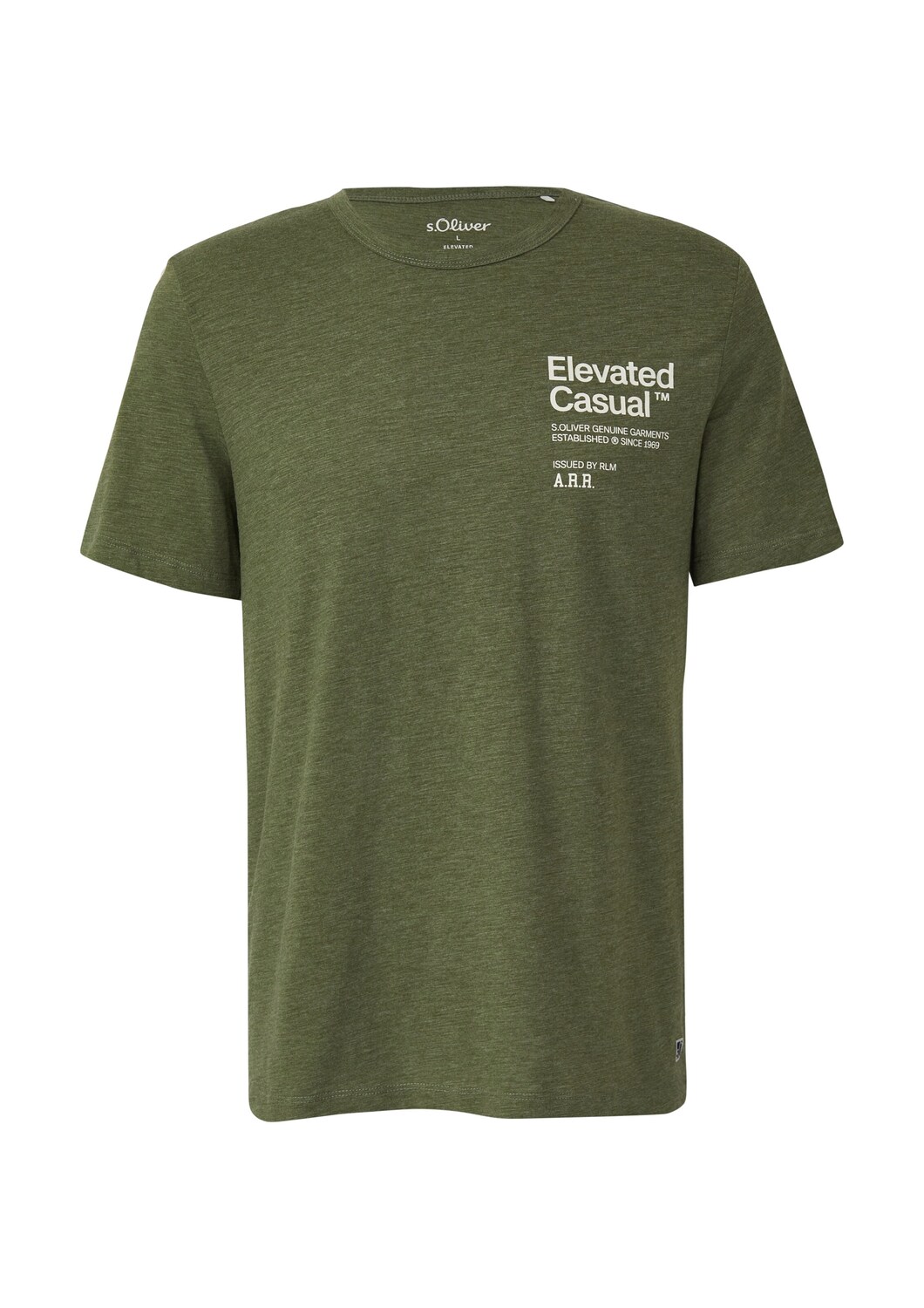 

s.Oliver Футболка в темно-зеленом цвете