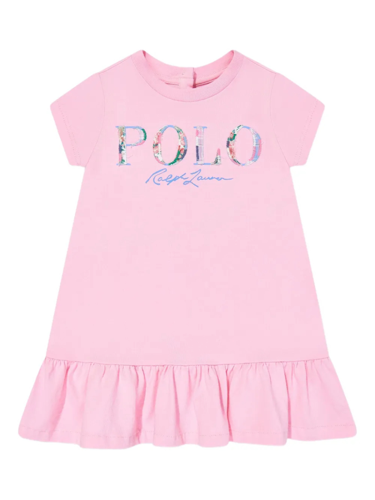 

Платье с логотипом POLO RALPH LAUREN KIDS, розовый