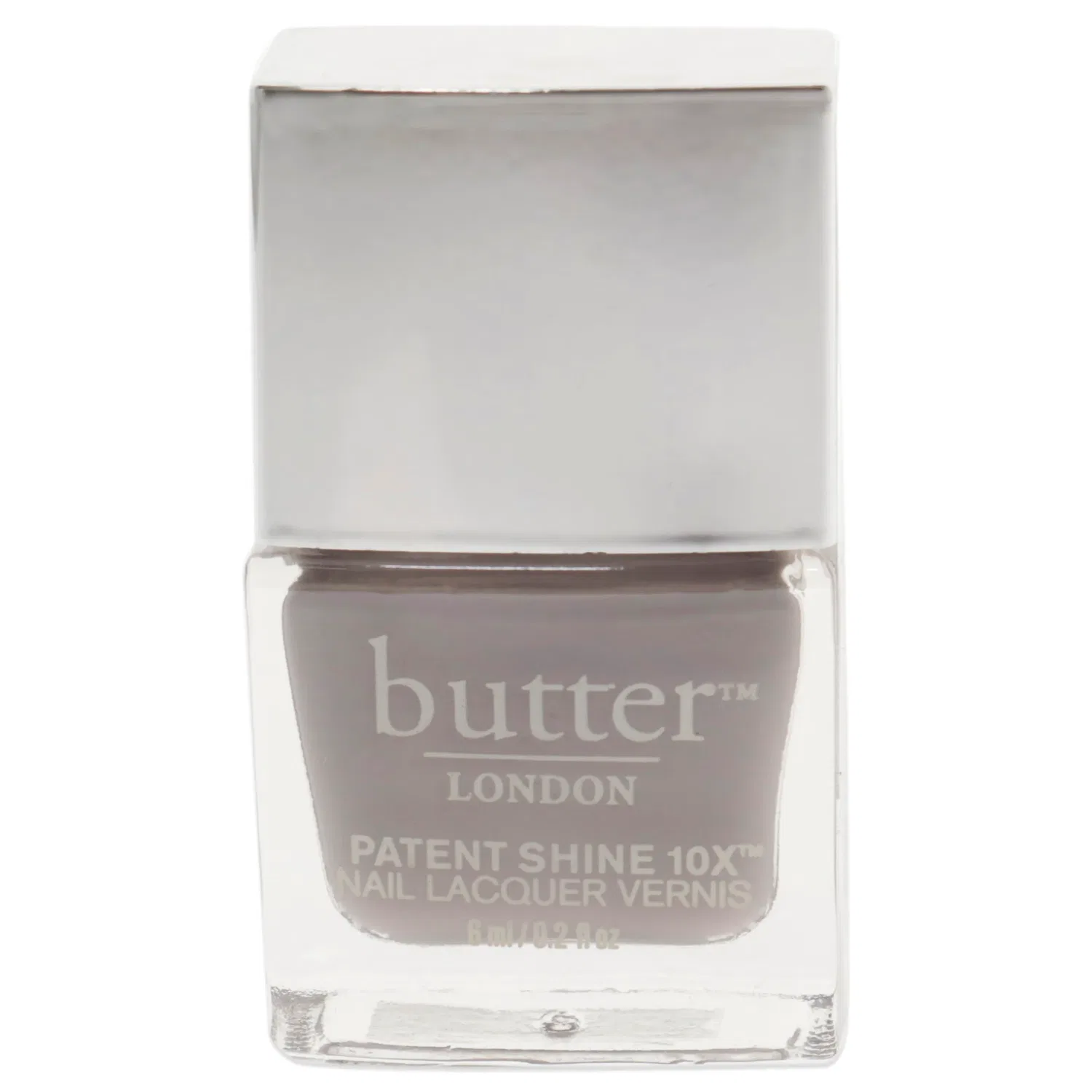 Лак для ногтей Patent Shine 10X - Ta-Ta! от Butter London для женщин - 0,2 унции, серый